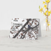 元気を取れ小鳥が私に下がっていたと言った… カード (黄色い花)