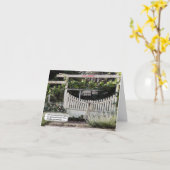 元気を来出せ！二つ折りグリーティングカード カード (黄色い花)