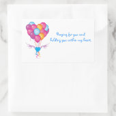 元気を祈出せ 長方形シール (バッグ)