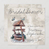 元気を願う結婚蝶 招待状 (正面/裏面)