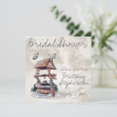 元気を願う結婚蝶 招待状 (スタンド正面)