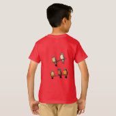 元気を願う魅惑の庭 Tシャツ (裏面フル)