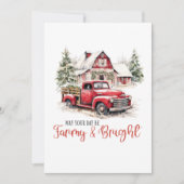 元気メリーで 招待状 (正面)