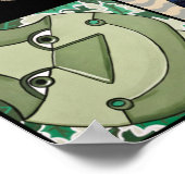 元気感じか？情動ロボットポスター ポスター (角)