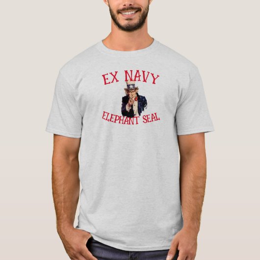 元海軍の巨大アザラシHG Tシャツ (正面)