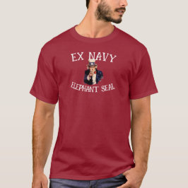 元海軍象シール Tシャツ