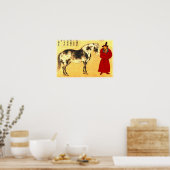 "元王朝、1347馬と新郎" ポスター (キッチン)