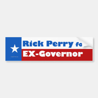 元知事のためのRick Perry バンパーステッカー