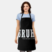 元祖ママとして知られるBruh おもしろ母の日 エプロン (着用した状態)