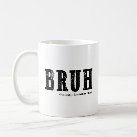 元祖ママとして知られるBruh おもしろ母の日 コーヒーマグカップ (左)