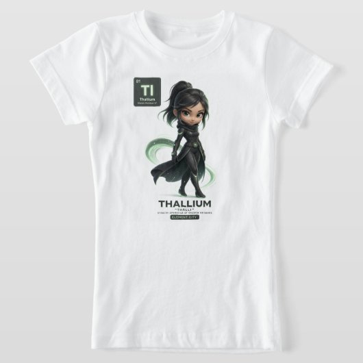 元素のステルス・エージェント、タリに出会おう Tシャツ (レイダウン)