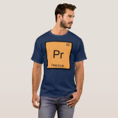 元素の周期表 名前 貴重な化学 Tシャツ (正面フル)