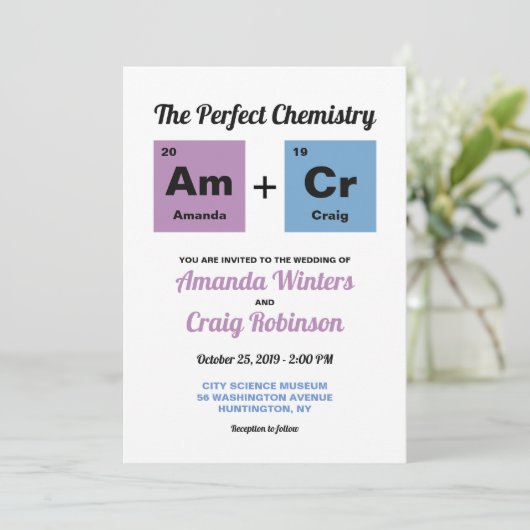 元素の周期表 招待状 (スタンド正面)