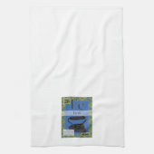 元素の周期表（鉄、鉄） キッチンタオル (縦)