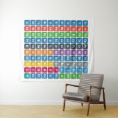 元素の周期表 3 タペストリー (インサイチュ(横))