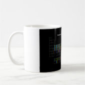 元素スペクトルのマグ コーヒーマグカップ (左)