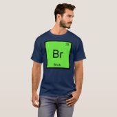 元素周期表のレンガネーム Tシャツ (正面フル)