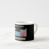 元素周期表の装飾用クッション エスプレッソカップ (正面右)