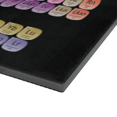 元素周期表の装飾用クッション カッティングボード (角)