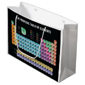 元素周期表の装飾用クッション ラージペーパーバッグ (正面アングル)