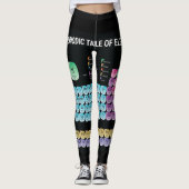 元素周期表の装飾用クッション レギンス (正面)