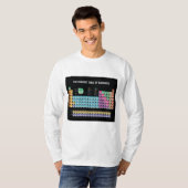 元素周期表の装飾用クッション Tシャツ (正面フル)