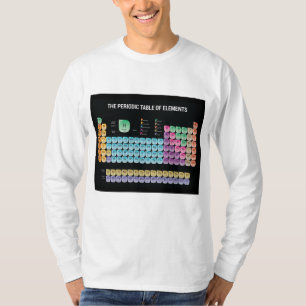 元素周期表の装飾用クッション Tシャツ
