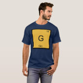元素周期表のGioネーム Tシャツ (正面フル)