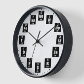 元素周期表原子番号クロック 壁時計 (傾斜)