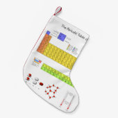 元素周期表 スモールクリスマスストッキング (正面 (吊り時))