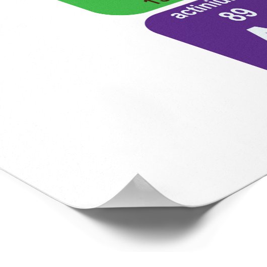 元素周期表 ポスター (角)