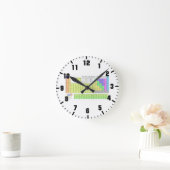 元素周期表 ラウンド壁時計 (ホーム)