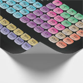 元素周期表 ラッピングペーパー (角)