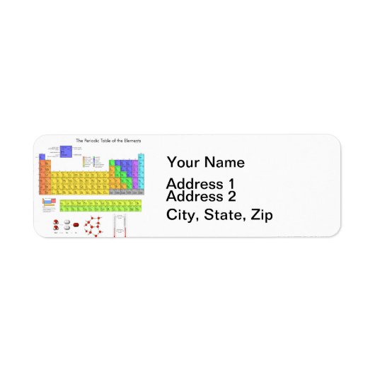 元素周期表 ラベル (正面)