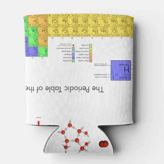 元素周期表 缶クーラー (裏面)