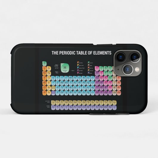 元素周期表 Case-Mate iPhoneケース (裏面(横))