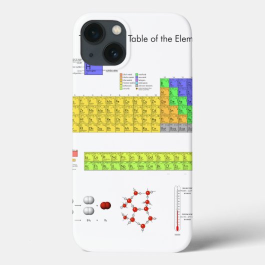 元素周期表 Case-Mate iPhoneケース (裏面)
