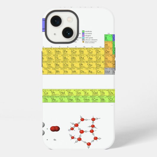 元素周期表 iPhoneケース (裏面)