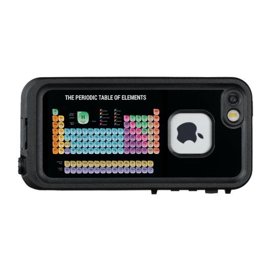 元素周期表 LifeProof iPhoneケース (裏面横)