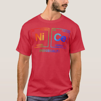 元素周期表LGBTQレインボーNICE Tシャツ