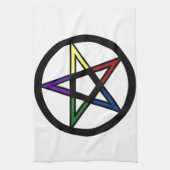 元素星形五角形 キッチンタオル (縦)