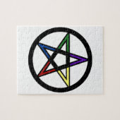 元素星形五角形 ジグソーパズル (横)