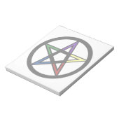 元素星形五角形 ノートパッド (回転)