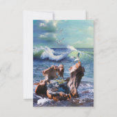 元素水力招待状 出欠カード (裏面)