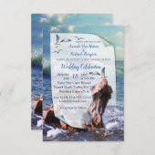 元素水力招待状 出欠カード (正面/裏面)