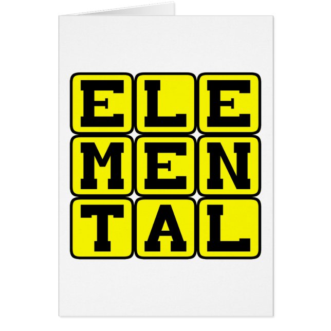 元素状の存在 (正面)