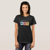 元素科学の周期表 Tシャツ (正面フル)