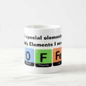 元素表 科学者 コーヒー好き コーヒーマグカップ (中央)