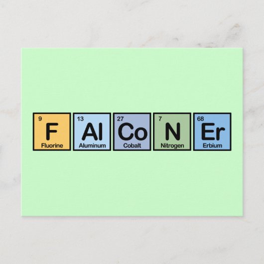 元素製鷹匠 ポストカード (正面)