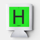 元素記号H 周期表 缶クーラー (裏面)